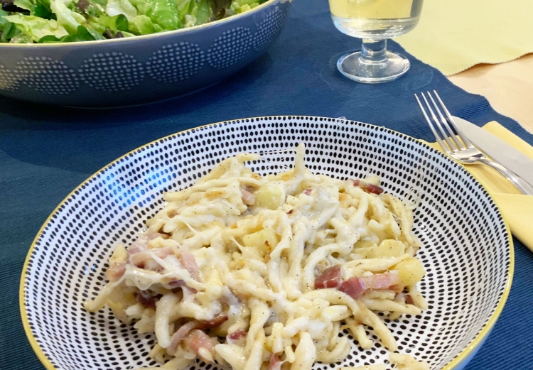 Apple & Pancetta Pasta Bake